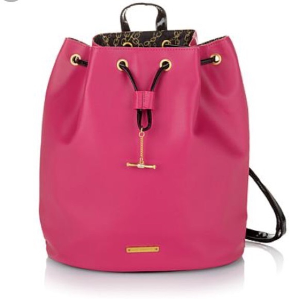 SOLD NWT Juicy Couture Pink Drawstring Backpack